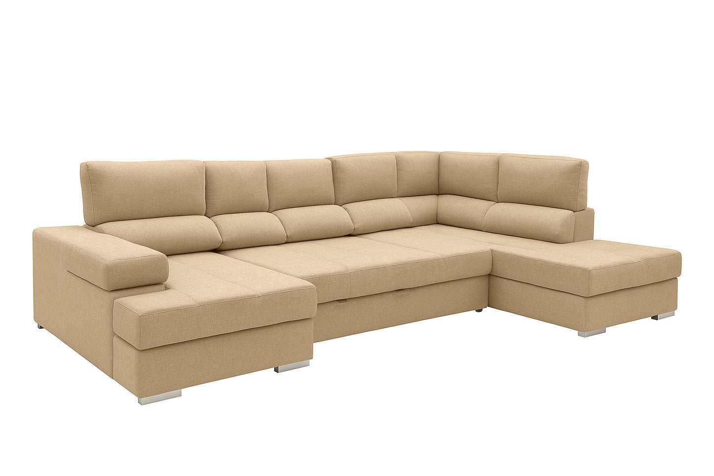Sofá Flora Chaiselongue Beige