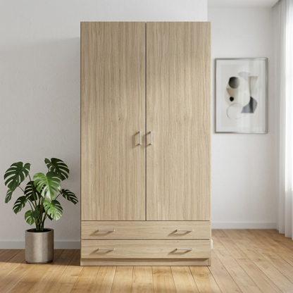Armario de 2 Puertas Blanco